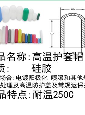 现货白色100个装M12-M20耐高温螺丝螺杆电镀喷涂氧化喷砂硅胶保护