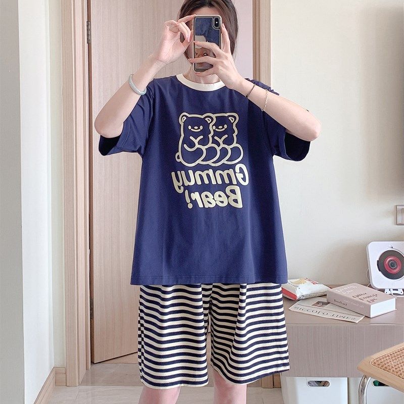 哺乳衣产后短袖大码200斤春夏薄款纯棉夏天孕妇装喂奶月子服套装,孕妇装/孕产妇用品/营养,家居服套装,淘宝优惠券,粉丝福利购,淘宝优惠卷