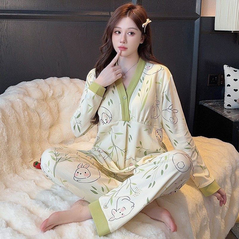 月子服春秋纯棉3月份4产妇哺乳期孕妇睡衣夏季薄款产后喂奶家居服,孕妇装/孕产妇用品/营养,家居服套装,淘宝优惠券,粉丝福利购,淘宝优惠卷