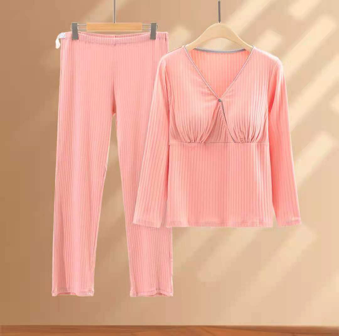 纯棉月子服春秋冬孕妇保暖睡衣产后喂奶衣产妇家居哺乳衣长袖套装,孕妇装/孕产妇用品/营养,家居服套装,淘宝优惠券,粉丝福利购,淘宝优惠卷