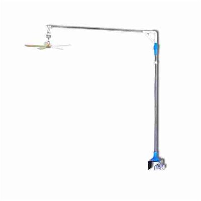 万向型小不锈钢支架固定架折叠微风扇床上架加粗蚊帐吊扇不锈钢挂