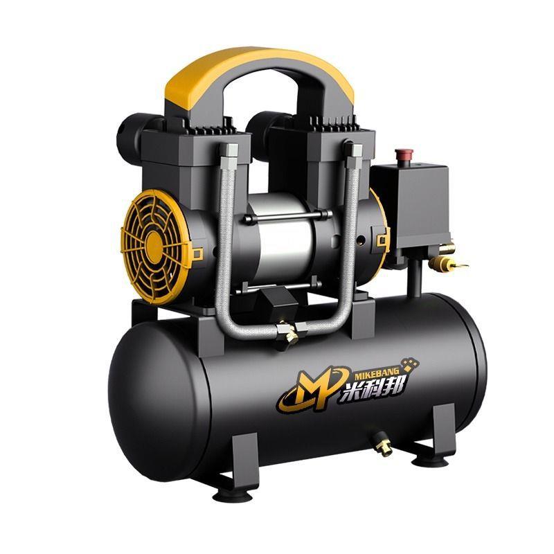 无油静音空压机小型家用220v空气压缩机气泵木工喷漆打钉充气泵