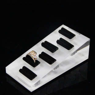 戒指托亚克力透明展示架珠宝首饰戒指耳钉陈列架饰品戒指拍摄道具
