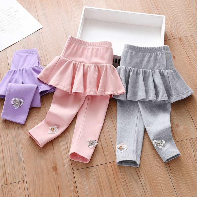 女童打底裤秋季2021新款裙裤春装儿童春秋韩版洋气宝宝外穿长裤子,童装/婴儿装/亲子装,裤子,淘宝优惠券,粉丝福利购,淘宝优惠卷