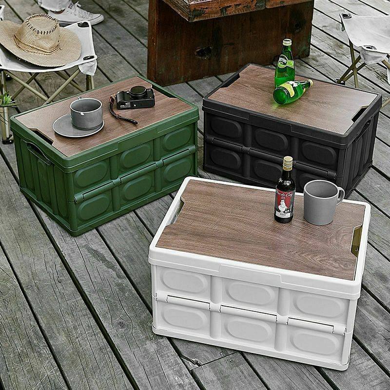户外野露营汽车后备箱折叠箱郊游家用车载多功能木盖收纳储置物箱,户外/登山/野营/旅行用品,露营折叠箱,淘宝优惠券,粉丝福利购,淘宝优惠卷