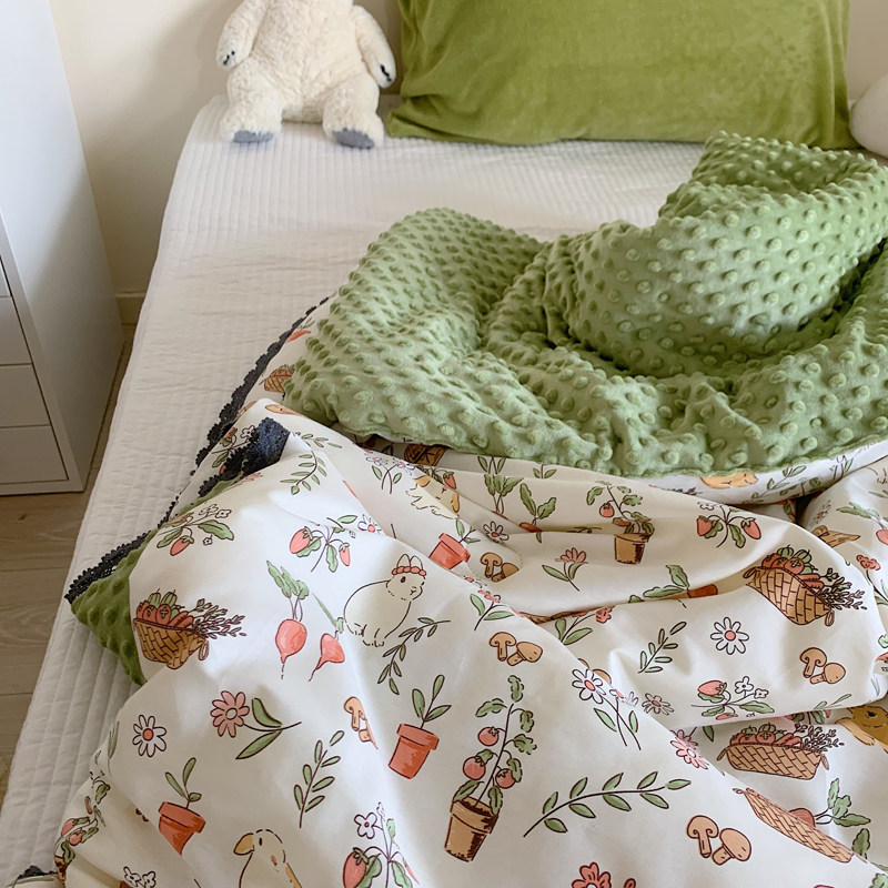 田园风兔兔韩国豆豆被子春秋可机洗大豆蛋白四季空调被芯加厚冬被,床上用品,化纤被,淘宝优惠券,粉丝福利购,淘宝优惠卷