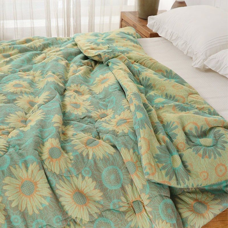 A类全棉双层纱春秋冬被大豆纤维棉花被单双人可机洗四季被母婴款,床上用品,棉花被,淘宝优惠券,粉丝福利购,淘宝优惠卷