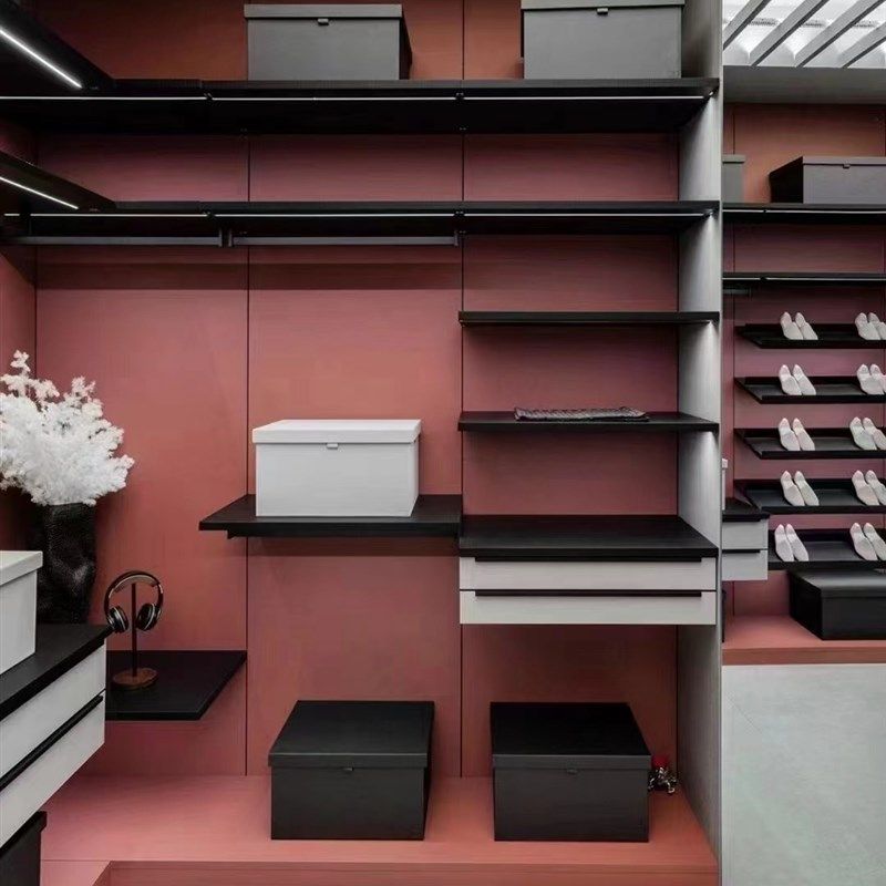 壁挂式衣帽间五金配件极简意式开放式步入式挂墙立柱背挂衣柜挂件,金属材料及制品,铝型材配件,淘宝优惠券,粉丝福利购,淘宝优惠卷