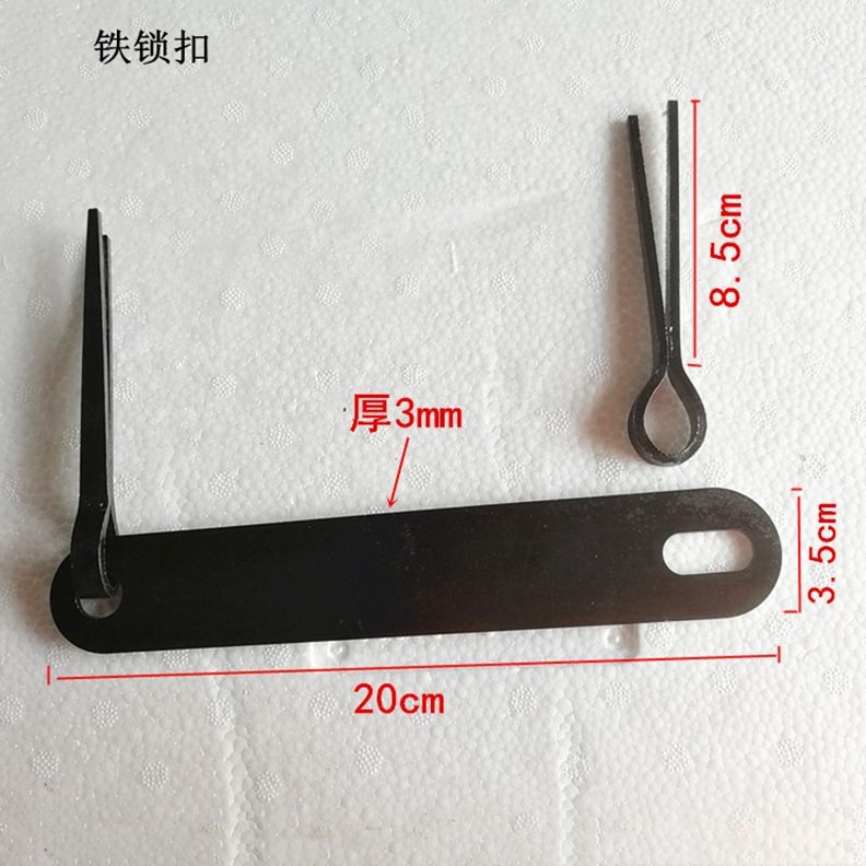 大门锁扣明装老式铁门搭扣门关子门扣门鼻门闩加厚门叉挂锁扣防盗