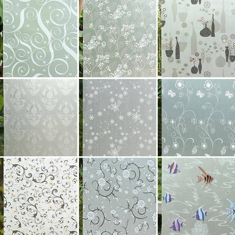 窗户玻璃贴纸透光不透明防走光贴膜卫生间浴室家用防窥窗贴窗花纸