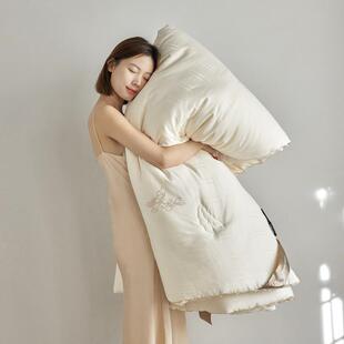 全棉李官奇大豆纤维被春秋被冬被柔软单人双人被子加厚双胎子母被