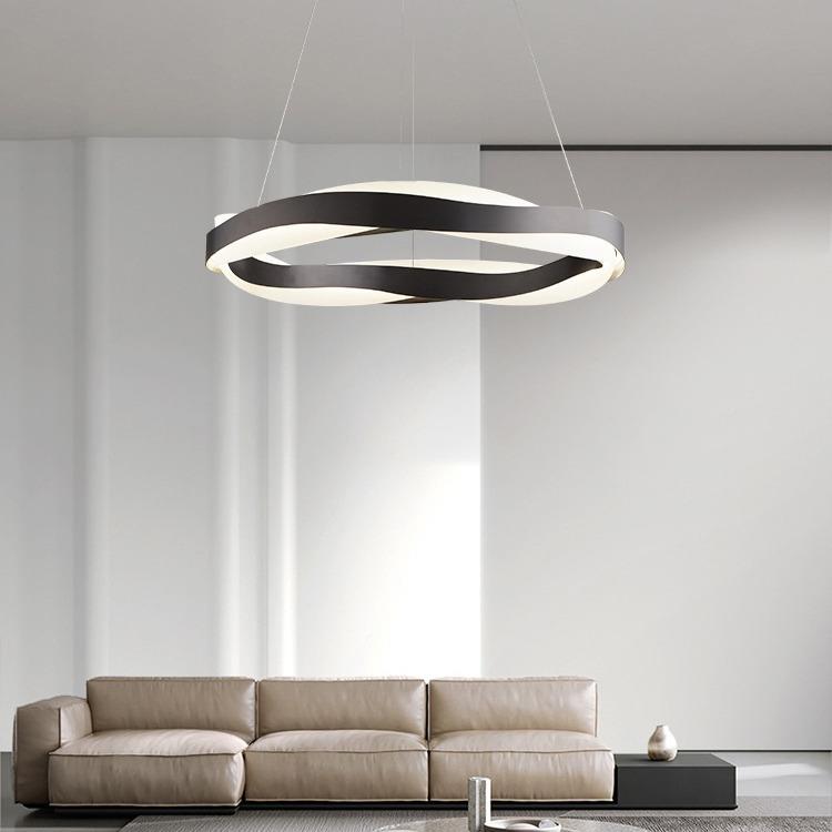 后现代轻奢客厅吊灯极简创意简约不锈钢餐厅卧室儿童房主卧吊灯具