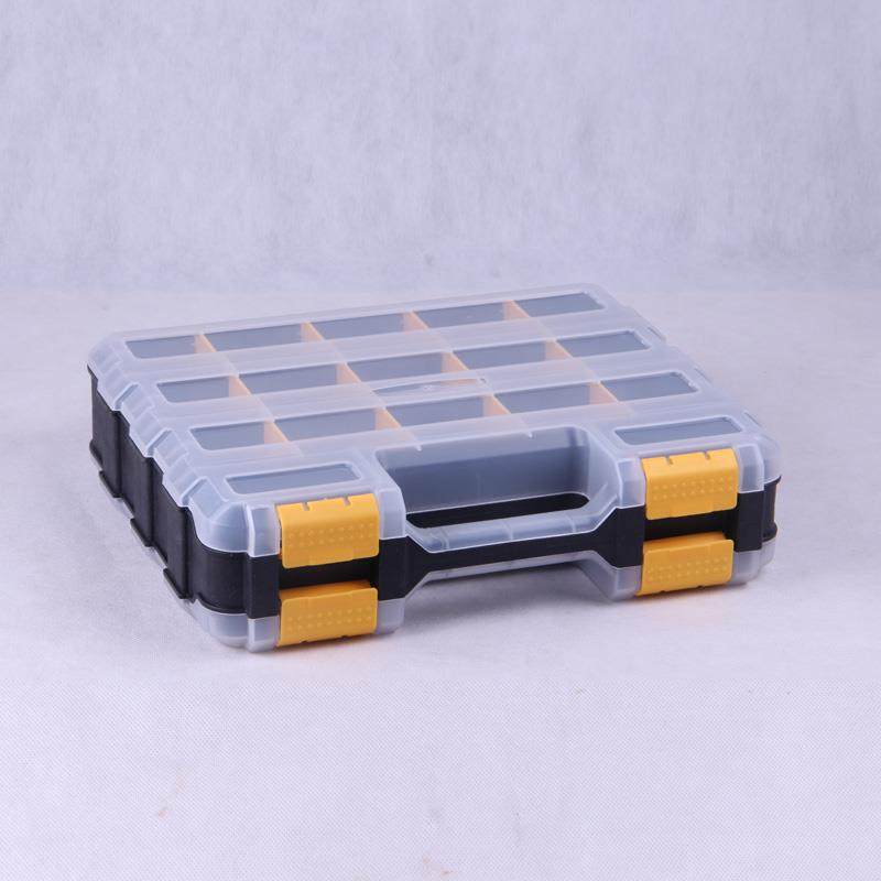 加厚耐用双面开手提式零件盒塑料螺丝配件分类工具箱积木整理置物,电子元器件市场,其它元器件,淘宝优惠券,粉丝福利购,淘宝优惠卷