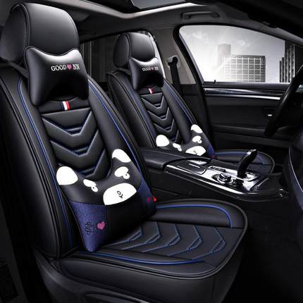 新款全皮卡通汽车坐垫四季通用时尚个性小车座椅套直销ZXS-1