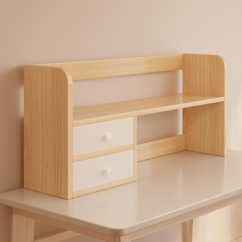 书架桌面置物架学生家用书桌上多层收纳卧室架子简易小型办公