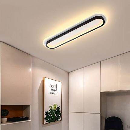 led走廊过道吸顶灯简约现代入户卧室衣帽间玄关阳台灯具新款