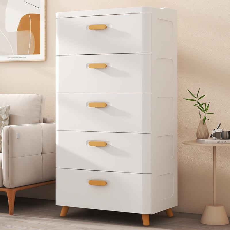 梵格仕抽屉式收纳柜家用多层衣服收纳柜卧室床头置物柜杂物储物柜