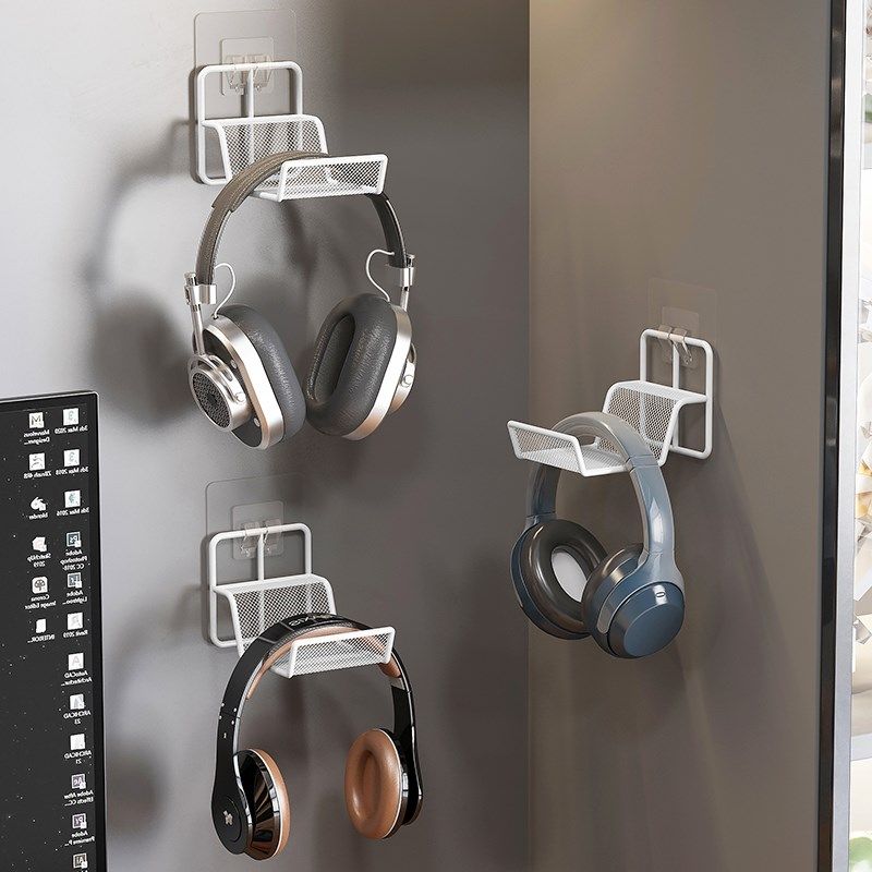 壁挂式头戴式耳机支架手柄挂架二合一桌搭置物架托架墙上电脑电竞,影音电器,耳机/耳麦配件,淘宝优惠券,粉丝福利购,淘宝优惠卷