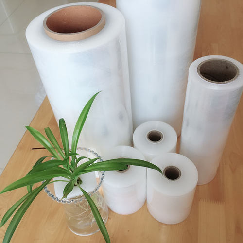 缠绕膜拉伸膜托盘保护膜物流打包装膜50cm宽2345公斤大卷工业膜