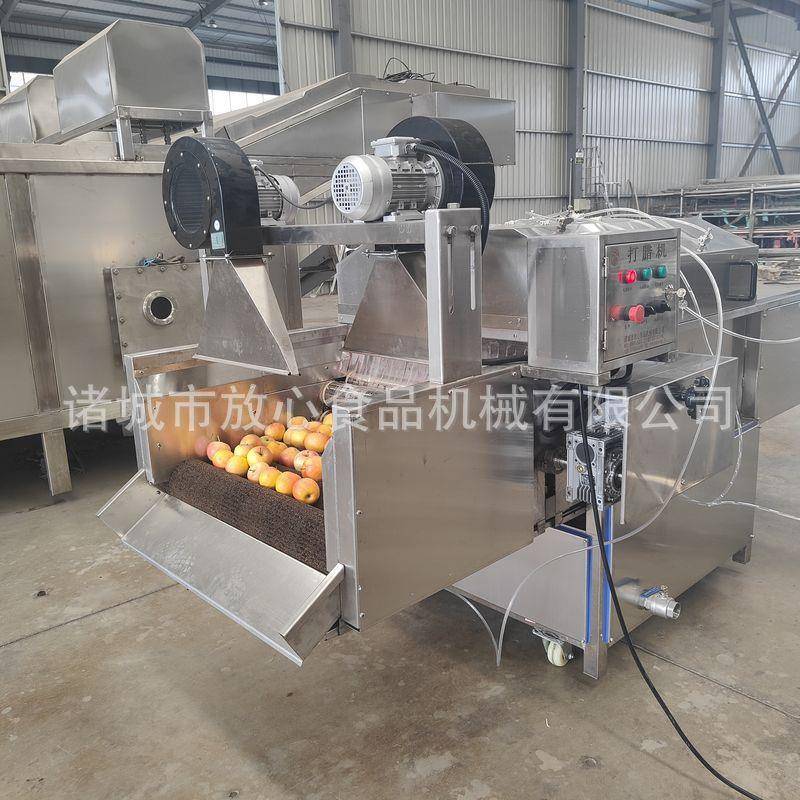 芒果打蜡机橙子苹果抛光打蜡机柚子橘子桔子打蜡机