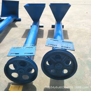 大料斗钢管提升机小型上料输送机移动干粉提升机