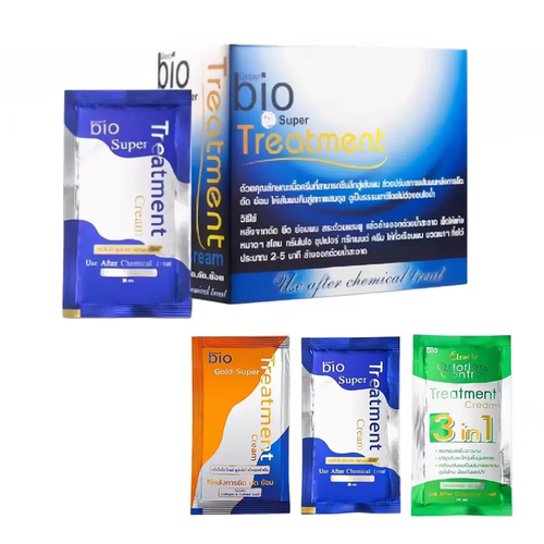 泰国7-11便利店同款蓝色发膜便携装green bio 30ML柔顺滋润养护