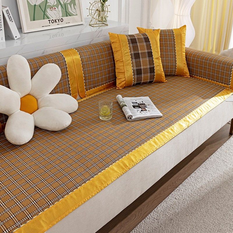 藤席沙发垫夏季夏天款冰丝藤垫防滑凉席坐垫子皮沙发套罩定做座垫,居家布艺,沙发垫,淘宝优惠券,粉丝福利购,淘宝优惠卷