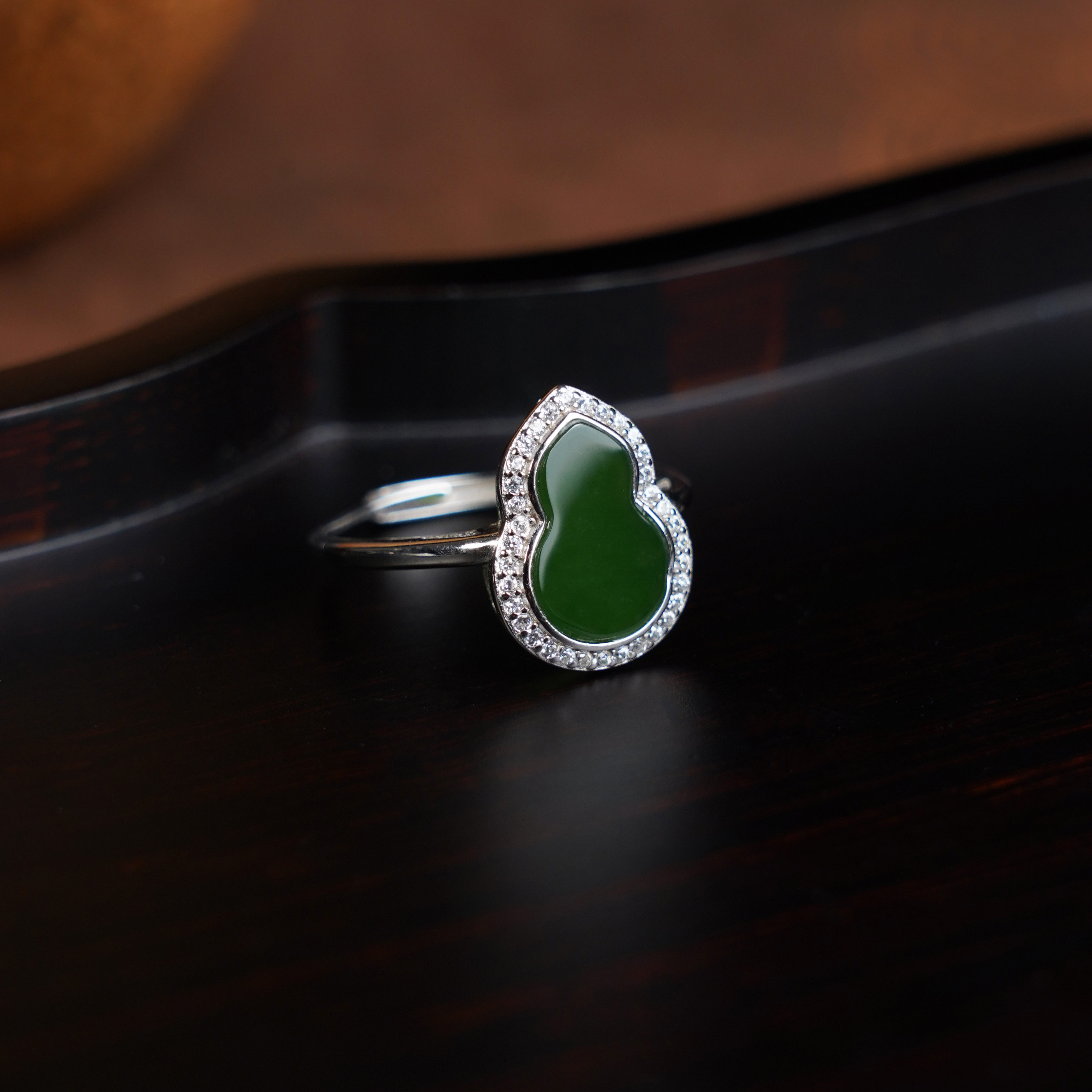 表姐专属 ·龙老板珠宝S925和田玉葫芦戒指