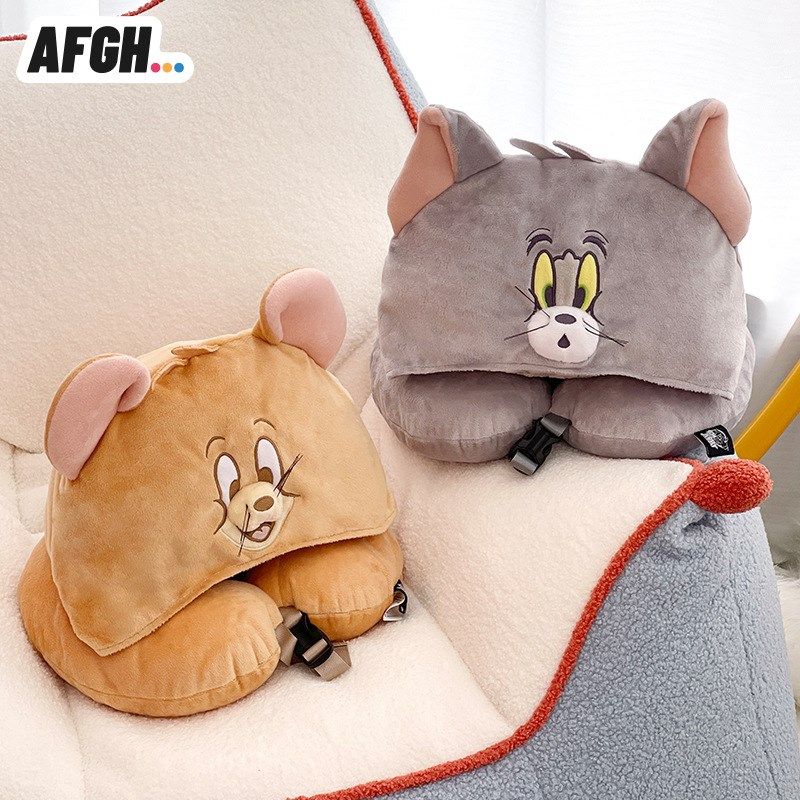 猫和老鼠正版睡觉神器连帽U型护颈枕午睡枕头旅行带帽子靠枕u枕女,模玩/动漫/周边/娃圈三坑/桌游,动漫毛绒/抱枕/坐垫,淘宝优惠券,粉丝福利购,淘宝优惠卷