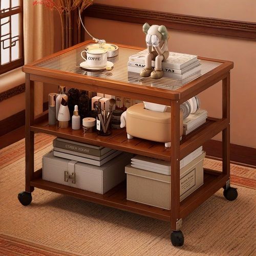 边几移动茶几茶桌简约小桌子迷你角几小方桌沙发边桌床头桌小推车