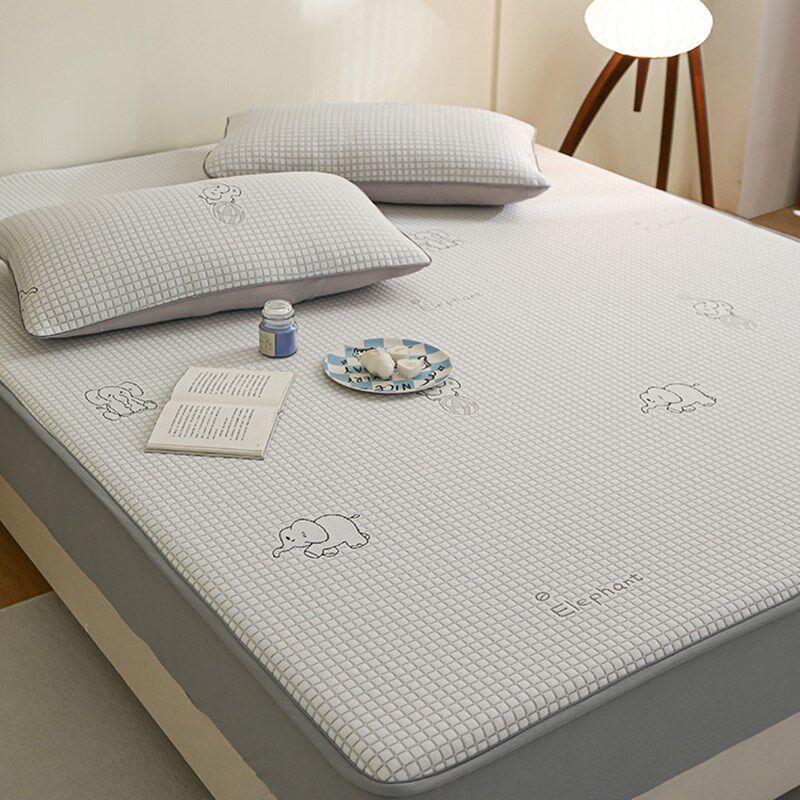 冰豆A类母婴级软凉席三件套提花床笠凉席子凉感冰丝单人双人2.0米,床上用品,冰丝席,淘宝优惠券,粉丝福利购,淘宝优惠卷