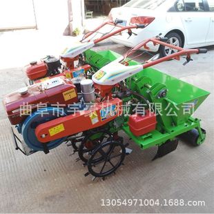 现货速发六行大蒜播种机 蒜瓣覆膜滴管精播机 手推汽油种蒜机