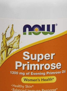 NOW Supplements, Super Primrose 1300 mg with Naturally Occur