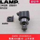 lamp蓝普带按压拉手碰珠锁可锁门弹跳按压暗拉抽屉暗藏拉手PKL