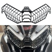 适用金鹏TRK702改装 大灯网TRK702X不锈钢防护网护罩配件