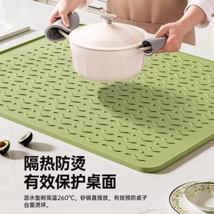 长方形烤箱柜防滑垫防烫垫子垫微波炉厨房垫台面隔热垫防油硅胶垫