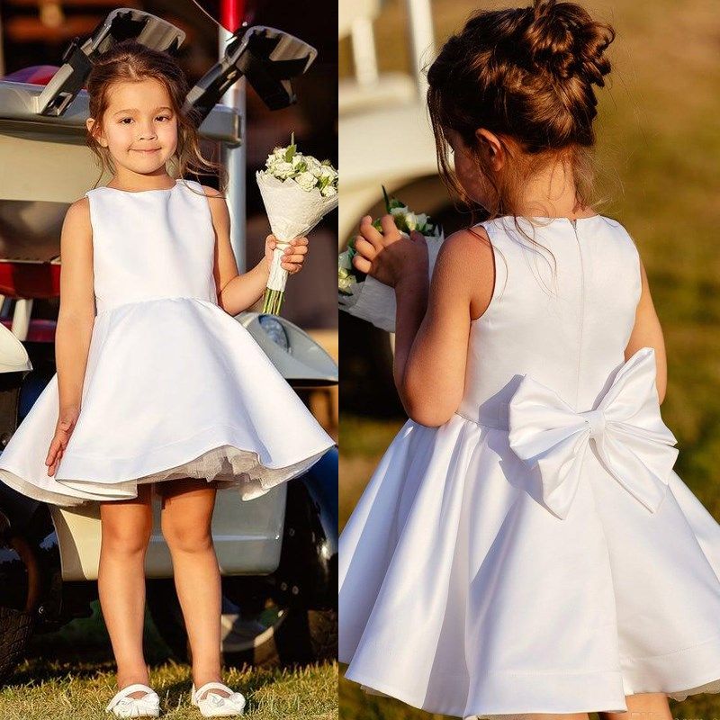 儿童缎面伴娘婚纱公主蓬蓬裙女童生日摄影走秀钢琴演出晚礼服短款,童装/婴儿装/亲子装,儿童礼服,淘宝优惠券,粉丝福利购,淘宝优惠卷