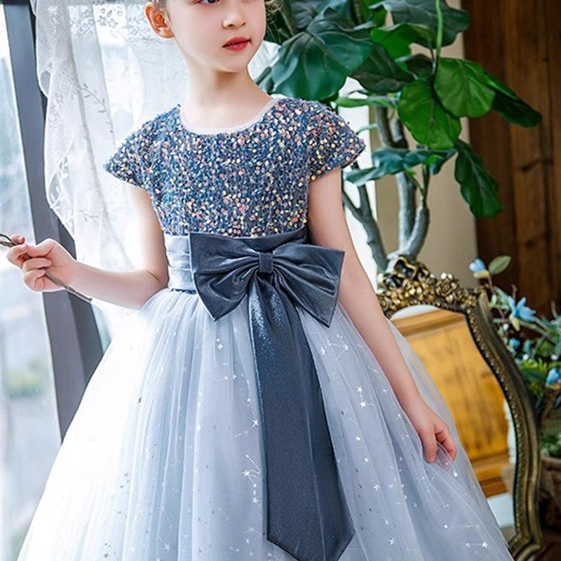 儿童公主裙花童婚礼小女孩主持人钢琴演出服女童晚礼服高端走秀春,童装/婴儿装/亲子装,儿童礼服,淘宝优惠券,粉丝福利购,淘宝优惠卷