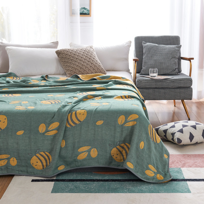 六层纱布毛巾被纯棉单人加厚全棉毯子夏季儿童婴儿午睡盖毯夏凉被,床上用品,休闲毯/毛毯/绒毯,淘宝优惠券,粉丝福利购,淘宝优惠卷