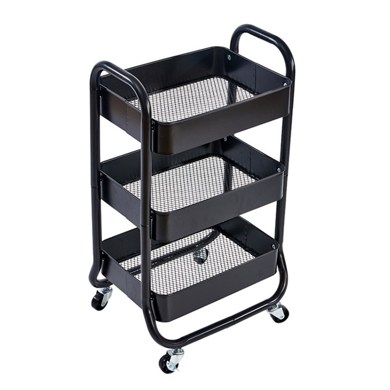 厨房置物架手推车带轮移动落地式多层卫生间客厅浴V室收纳储物架