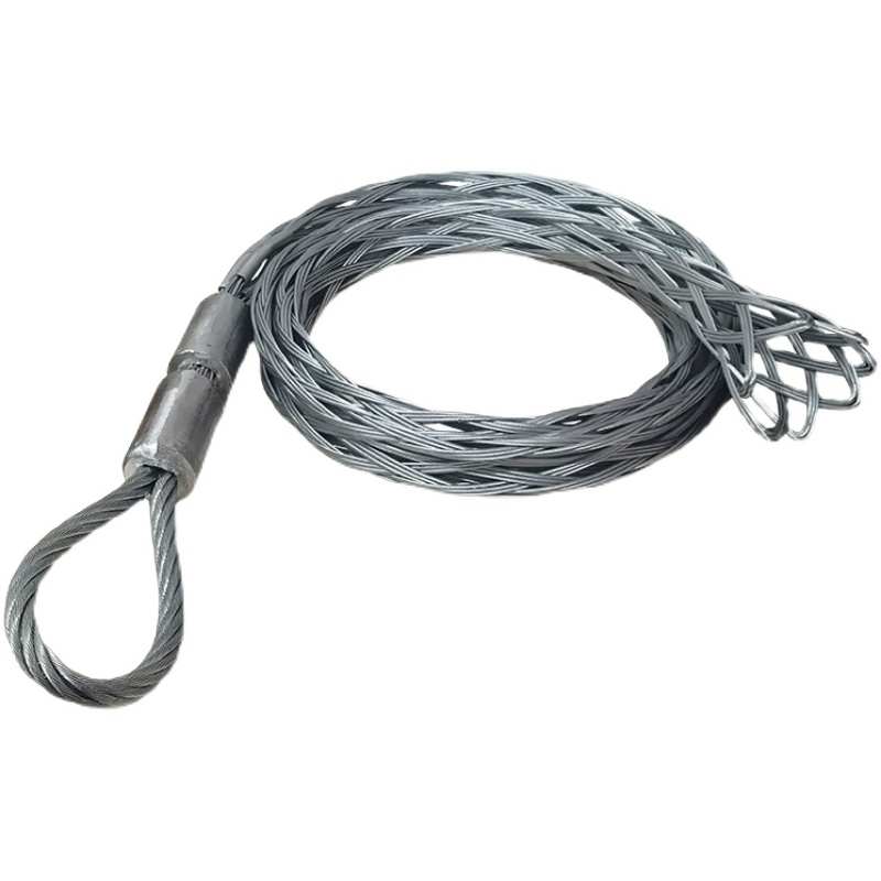 导线连接器套网套拉线猪蛇电缆笼钢丝绳牵引皮P套旋转抗弯网罩电