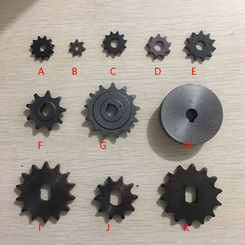 1016Z减速电机齿轮9齿13齿420H齿轮42K8齿小海豚电机齿D齿H齿链轮