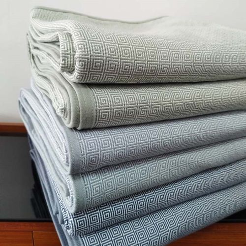 高端新品新疆棉提花老粗布凉席三件套1.8床夏 加厚床单可水洗折叠