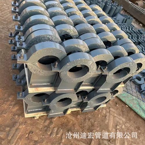 蛭石隔热管托 固定指向滑动管道支架 蒸汽管托镁钢双抱箍保温管托
