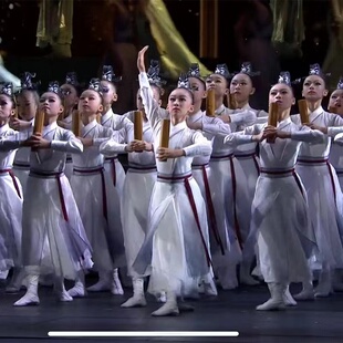 儿童国学情景古典舞蹈少年行弟子规表演服装中国风男女童壮志汉服