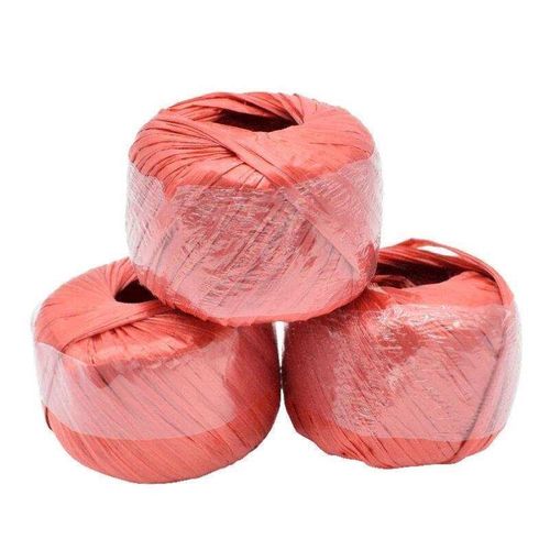 赛拓草球绳塑料绳捆扎绳打包捆绑绳尼龙绳标准150g长约120米红色3