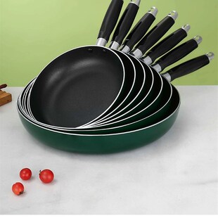 不粘锅平底锅家用无油烟炒菜锅不沾锅炒锅燃气电磁炉专用煎鱼锅