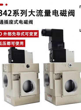 G3/G3R/式ADA0 5-大口径346 先导-V1003D通A42D V电磁阀/42真空/4