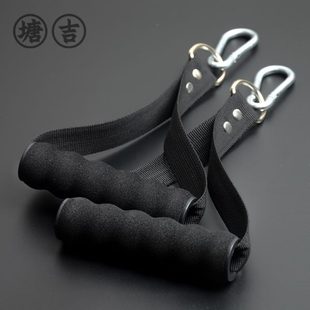 塘吉拉力绳手把弹力绳弹力带拉力器大把手握把泡棉手柄拉力器配件
