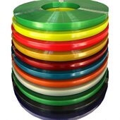 厂家彩色塑钢带打包带编织带1608颜色重冲力运输打包